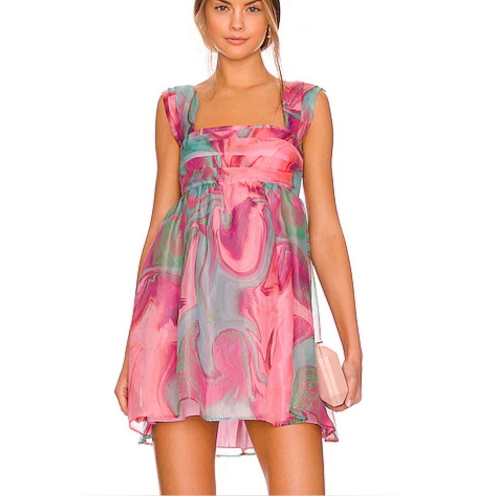 Amanda Uprichard Small Cindylou Mini Dress ~ Dainty Fairy Babydoll Coquette